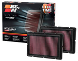 Replacement Air Filter 2005-2009 Ferrari F360 11.125in O/S Length x 7.625 O/S Width x 1.313in H - View 8 | Dirty Garage