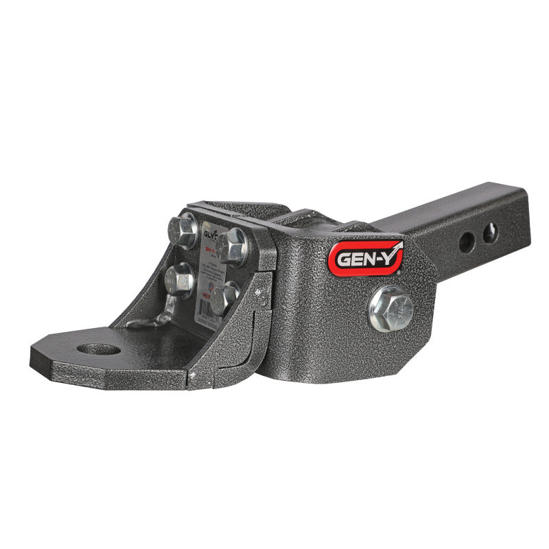 Gen-Y Glyder Torsion-Flex 2in Shank 2in Drop 7K Hitch w/Ball Platform/1in Diameter Mounting Hole | Dirty Garage