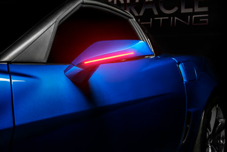 2005-2013 Corvette C6 Concept Series Unpainted Side Mirror Lights - View 3 | Dirty Garage