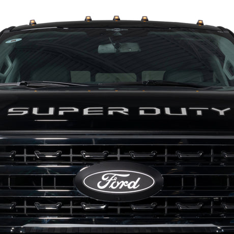 2023-2026 Super Duty Front Luminix Ford Led Grille Emblems - View 6 | Dirty Garage