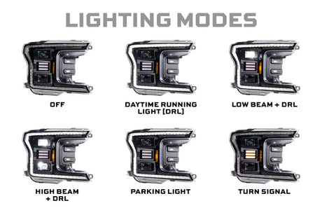2018-2020 F-150 XB Hybrid LED Headlights (LF551.2) - View 4 | Dirty Garage