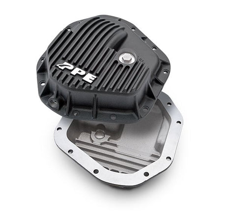 1986-2020 Superduty Heavy Duty Cast Aluminum Front Differential Cover Dana 50/60 Early 80S To Present Black - View 2 | Dirty Garage