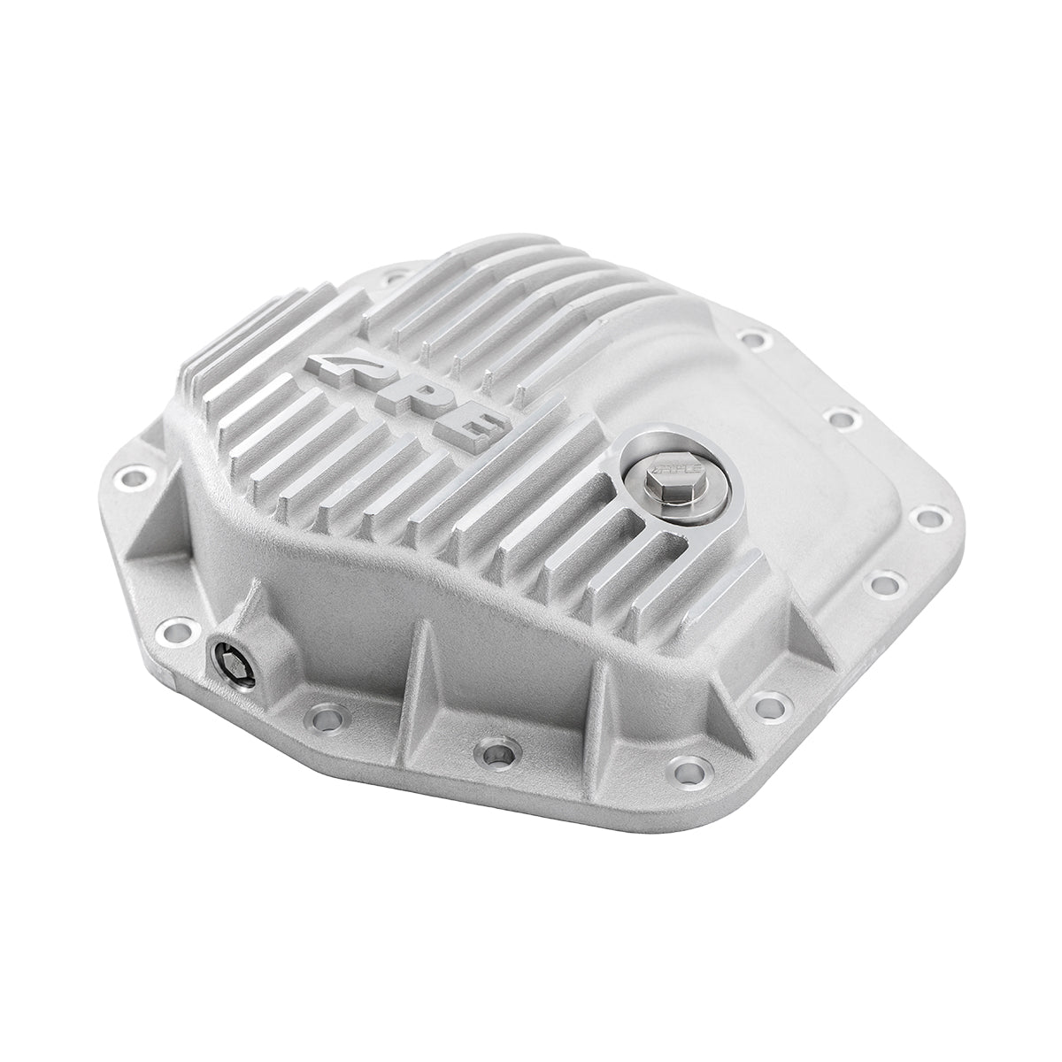 2023-2025 Superduty Super Duty Dana M235 -14 Bolt Heavy-Duty Cast Aluminum Front Differential Cover Raw - View 2 | Dirty Garage