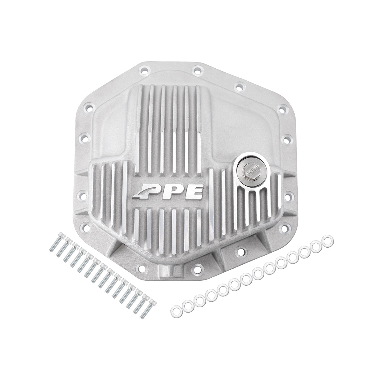 2023-2025 Superduty Super Duty Dana M235 -14 Bolt Heavy-Duty Cast Aluminum Front Differential Cover Raw - View 4 | Dirty Garage