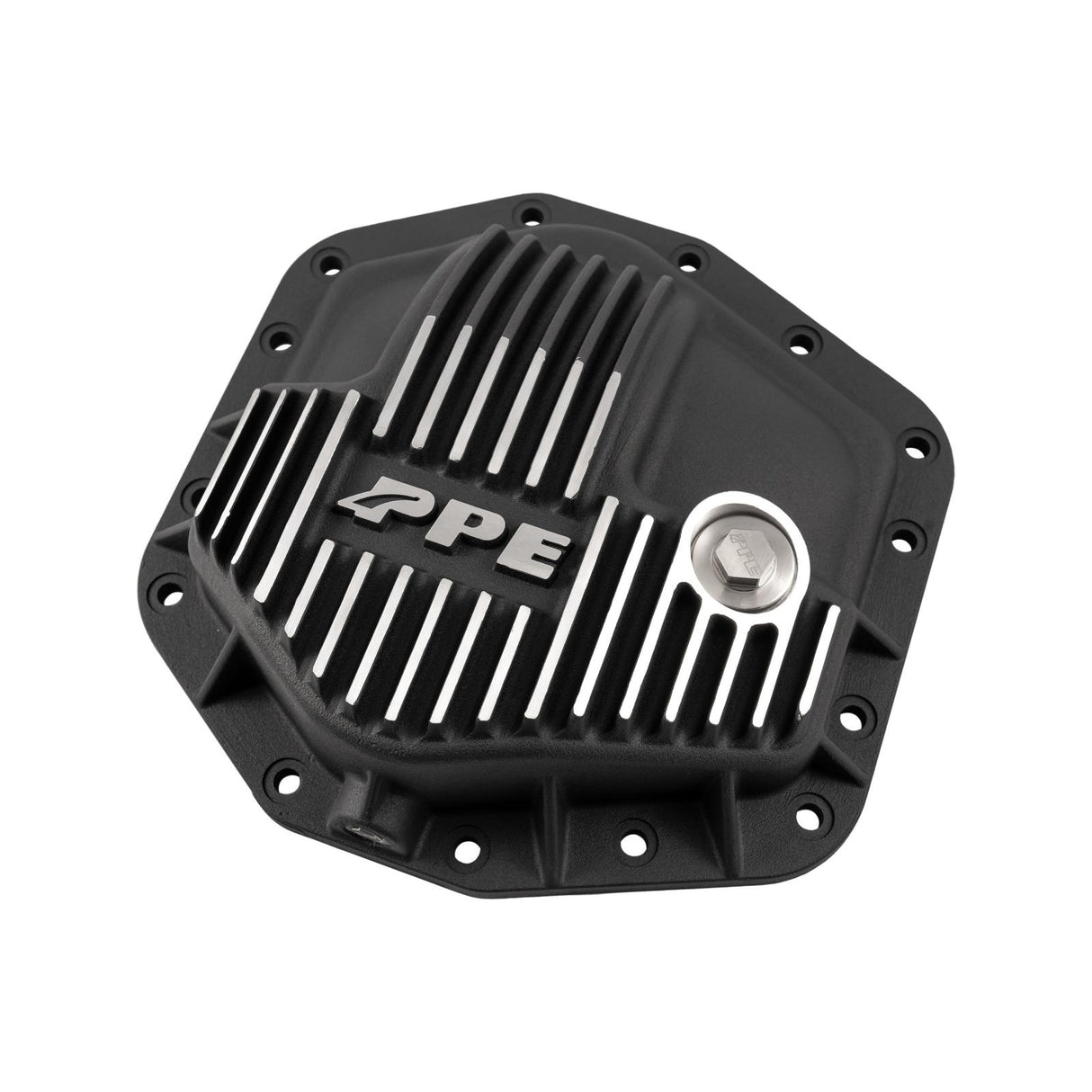 2023-2025 Superduty Super Duty Dana M235 -14 Bolt Heavy-Duty Cast Aluminum Front Differential Cover Brushed - View 2 | Dirty Garage