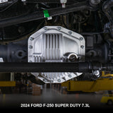 2023-2025 Superduty Super Duty Dana M235 -14 Bolt Heavy-Duty Cast Aluminum Front Differential Cover Brushed - View 4 | Dirty Garage