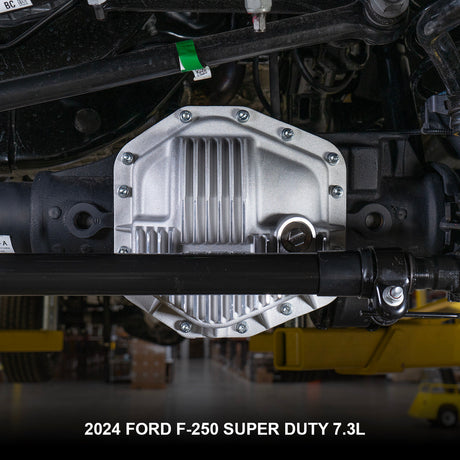 2023-2025 Superduty Super Duty Dana M235 -14 Bolt Heavy-Duty Cast Aluminum Front Differential Cover Brushed - View 4 | Dirty Garage