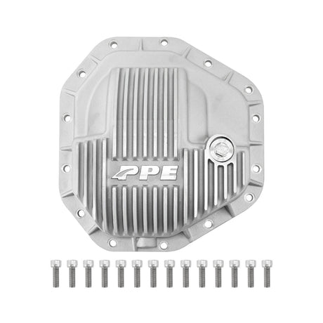 2017-2021 Superduty SuperDuty DANA M275 Heavy-Duty Cast-Aluminum Rear Differential Cover Brushed - View 3 | Dirty Garage