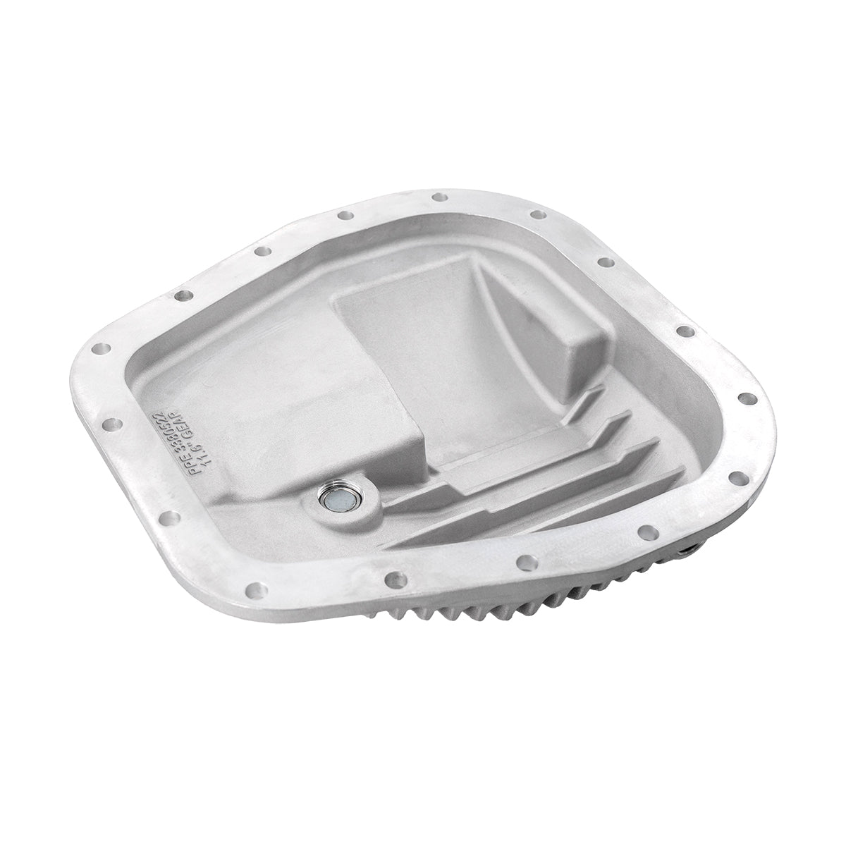 2023-2025 Superduty SuperDuty Sterling 11.6 Inch- 16 Bolt Heavy-Duty Cast-Aluminum Rear Differential Cover-Raw - View 2 | Dirty Garage
