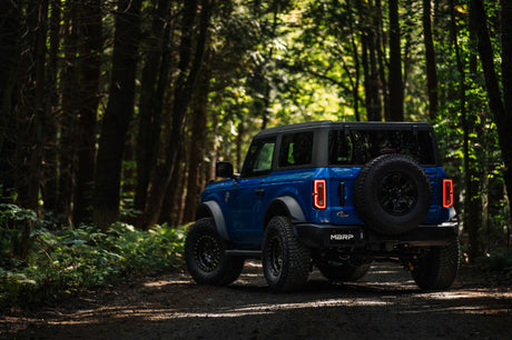 2021-2023 Bronco 2.3L 2.7L Stainless Steel 3" Cat Back Single High Clearance Rear Exit - View 5 | Dirty Garage