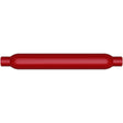 Universal Muffler Red Pack Series Glasspack 3.5in Round 22" Body Length Inlet Outlet | Dirty Garage