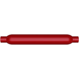 Universal Muffler Red Pack Series Glasspack 3.5in Round 22" Body Length Inlet Outlet | Dirty Garage