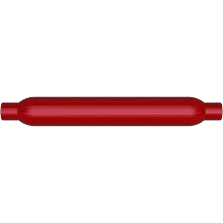 Universal Muffler Red Pack Series Glasspack 3.5in Round 22" Body Length Inlet Outlet | Dirty Garage