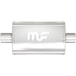 Universal Muffler Mag Stainless Steel 14x4x9 2.5/2.5 C/C | Dirty Garage