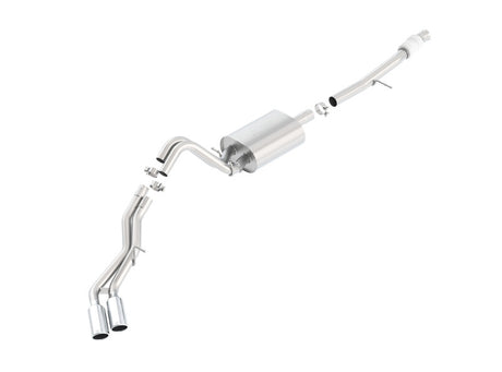 Borla Touring Cat Back 15-16 Chevy Suburban 5.3L V8 2.75in, 2.25in Dual Same Side Exit 4in Tips - View 2 | Dirty Garage