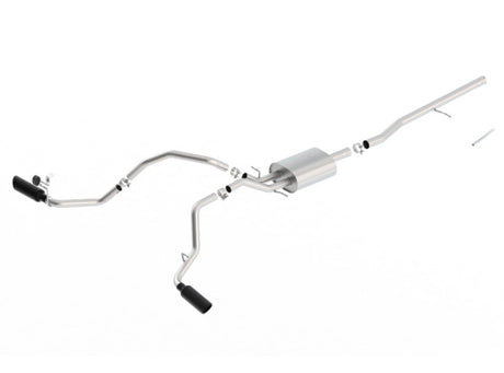 Borla 14-16 Chevrolet Silverado 1500 5.3L ATAK Catback Exhaust w/ Black Chrome Tips | Dirty Garage