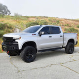 2019-2026 GM 1500/HD Crew Cab Outlaw Series Black Nerf Step Bars - View 6 | Dirty Garage