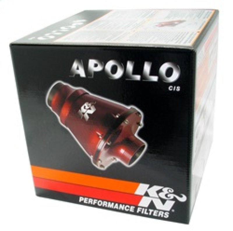 Universal Apollo Black Cold Air Intake - 70mm OD FLG PP - View 7 | Dirty Garage