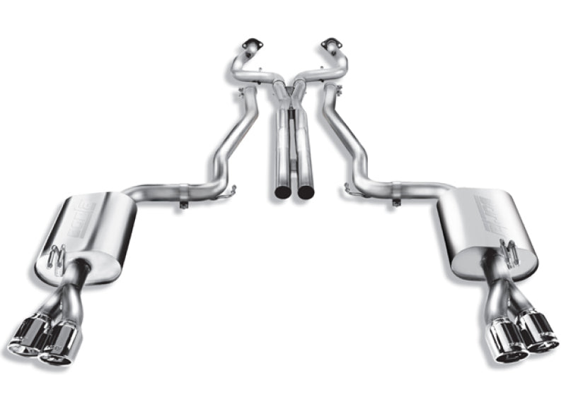 Borla 08-09 Pontiac G8/GT 6.0L 8cyl SS Catback Exhaust w/ X Pipe - View 4 | Dirty Garage