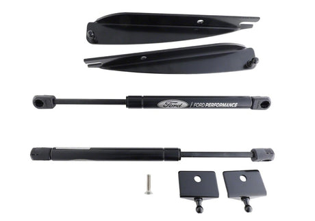 2005-2014 Mustang Hood Lift Kit w/Laser Engraved Ford Performance Logo - View 5 | Dirty Garage