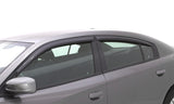 2011-2018 Charger Ventvisor Outside Mount Window Deflectors Smoke 4-Piece - View 3 | Dirty Garage