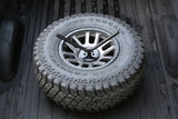 Universal Spare Tire Flat Mount Black - View 3 | Dirty Garage