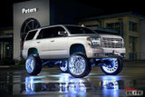 Universal LED Illuminated Wheel Rings Double LED White - View 5 | Dirty Garage