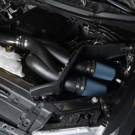 2015-2025 F-150 Midnight Black Power-Flow Air Intake System - View 2 | Dirty Garage