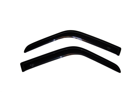 1987-1996 Dakota Ventvisor Outside Mount Window Deflectors Smoke 2-Piece - View 4 | Dirty Garage