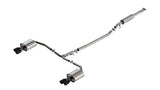 Borla 21-23 Hyundai Sonata N Line 2.5L i4 AT FWD 4DR 2.00in 2.75in S-Type Exhaust - Black Chrome | Dirty Garage
