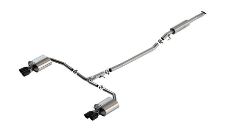 Borla 21-23 Hyundai Sonata N Line 2.5L i4 AT FWD 4DR 2.00in 2.75in S-Type Exhaust - Black Chrome | Dirty Garage