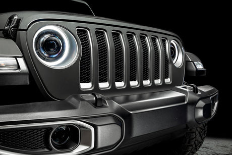 2018-2024 Wrangler JL Oculus Bi-LED Projector Headlights Graphite Metallic 5500K - View 17 | Dirty Garage