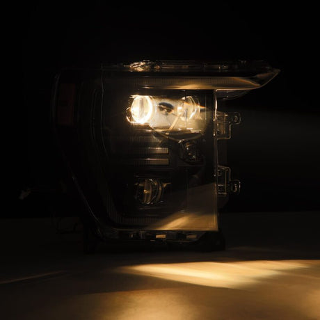 2021-2023 F-150 Pro-Series Projector Alpha-Black Headlights Active Light Sequential Signal - View 2 | Dirty Garage