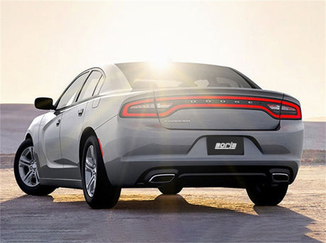 Borla 15-16 Dodge Charger 3.6L V6 ATAK Cat Back Exhaust (Uses Factory Valence) - View 5 | Dirty Garage