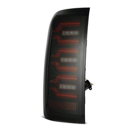 2014-2018 GM 1500 HD Luxx-Series LED Tail Lights Black Red Active Light Sequential Signal - View 3 | Dirty Garage