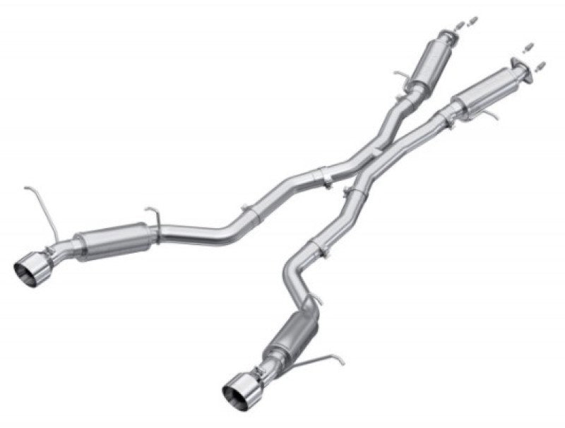 2012-2024 Grand Cherokee SRT 6.4L 3" Dual Rear Exit Aluminized Catback Exhaust T304 Tips - View 6 | Dirty Garage