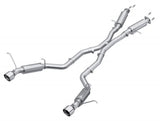 2012-2024 Grand Cherokee SRT 6.4L 3" Dual Rear Exit Aluminized Catback Exhaust T304 Tips - View 6 | Dirty Garage