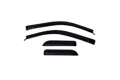 2004-2014 F-150 Supercab Ventvisor Outside Mount Window Deflectors 4-Piece Smoke | Dirty Garage