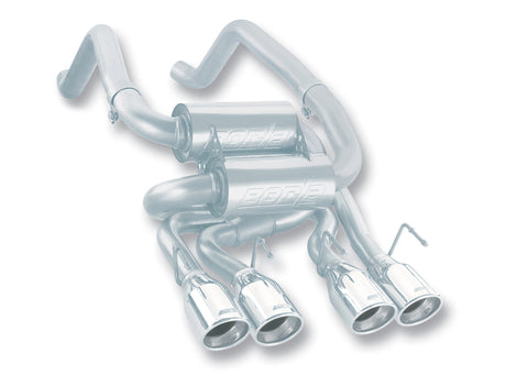 Borla 05-08 Corvette Convertible/Coupe 6.0L/6.2L 8cyl SS S-Type Exhaust (REAR SECTION ONLY) - View 2 | Dirty Garage