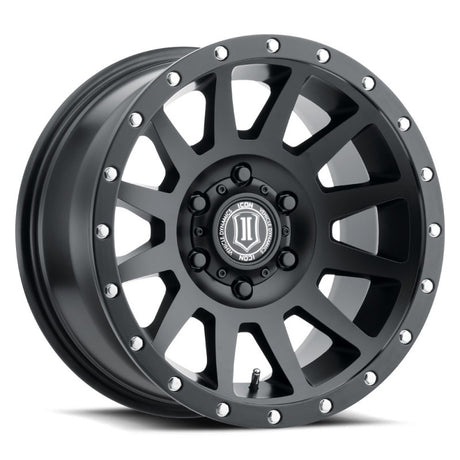 Universal Compression 17x8.5 5x5 -6mm Offset 4.5" BS 71.5mm Bore Satin Black Wheel | Dirty Garage