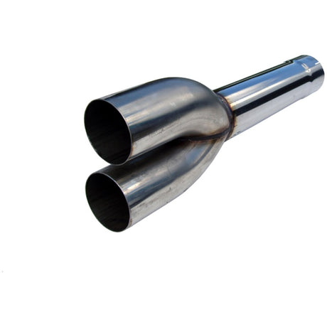 Universal Dual Muffler Delete Pipe 4" Inlet Outlet 27" | Dirty Garage