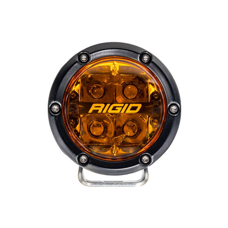 Universal 360 Series 4" Amber Pro Spot Round Lights Pair - View 2 | Dirty Garage