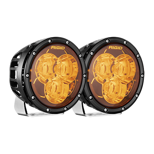 Universal 360-Series Laser Optic Amber Pro 6" Off-Road Spot Light - View 3 | Dirty Garage