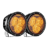 Universal 360-Series Laser Optic Amber Pro 6" Off-Road Spot Light - View 3 | Dirty Garage