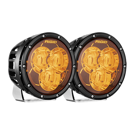 Universal 360-Series Laser Optic Amber Pro 6" Off-Road Spot Light - View 3 | Dirty Garage