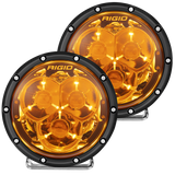 Universal 360-Series Laser Optic Amber Pro 6" Off-Road Spot Light - View 2 | Dirty Garage
