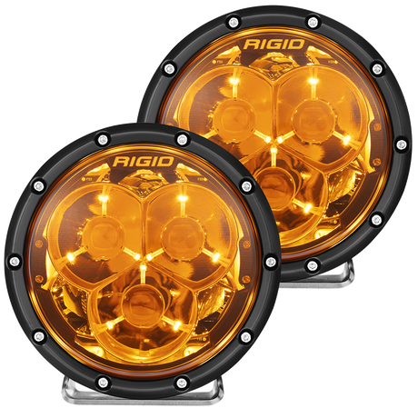 Universal 360-Series Laser Optic Amber Pro 6" Off-Road Spot Light - View 2 | Dirty Garage