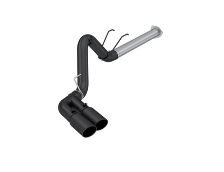 2017-2024 Superduty 6.4L Filter Back Single Side Dual Exit Exhaust System Black | Dirty Garage