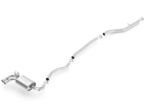 Borla 12-15 BMW 328i Sedan 2.0L AT/MT RWD Dual Left Rear Exit Catback Exhaust - View 3 | Dirty Garage