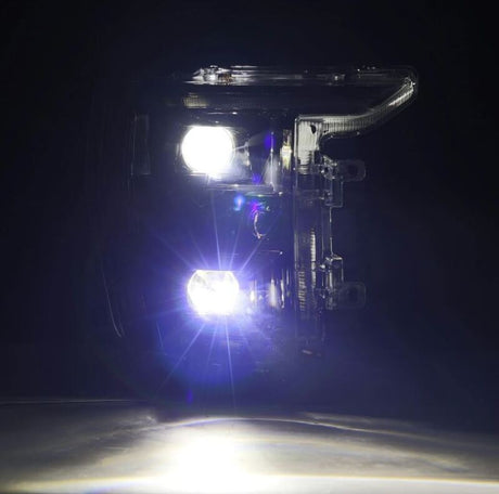 2021-2023 F-150 Luxx-Series Projector Alpha-Black Headlights - View 2 | Dirty Garage